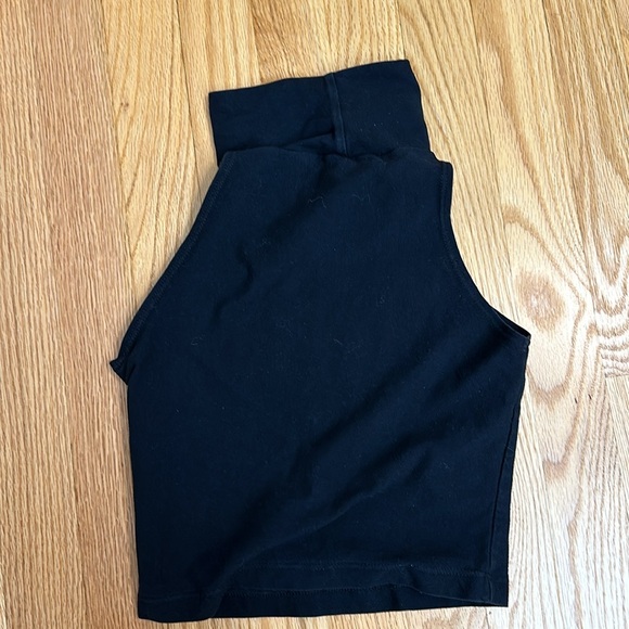 American apparel turtleneck crop top black - Picture 4 of 5